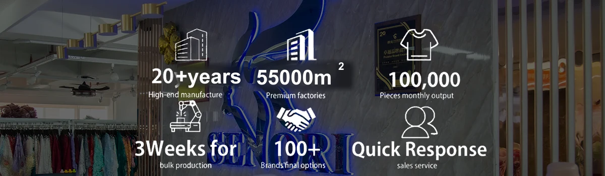 Avantages SENORI : plus de 20 ans d’expérience, 55 000 m² d’usine, capacité mensuelle, production rapide et service réactif